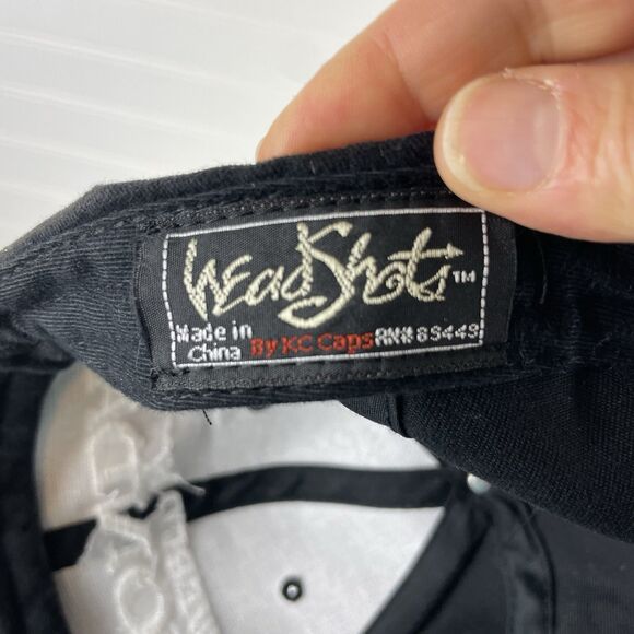 Powered By HONDA Hat Black Embroidered Logo Flames Adjustable Strapback Dad Cap - Picture 6 of 6